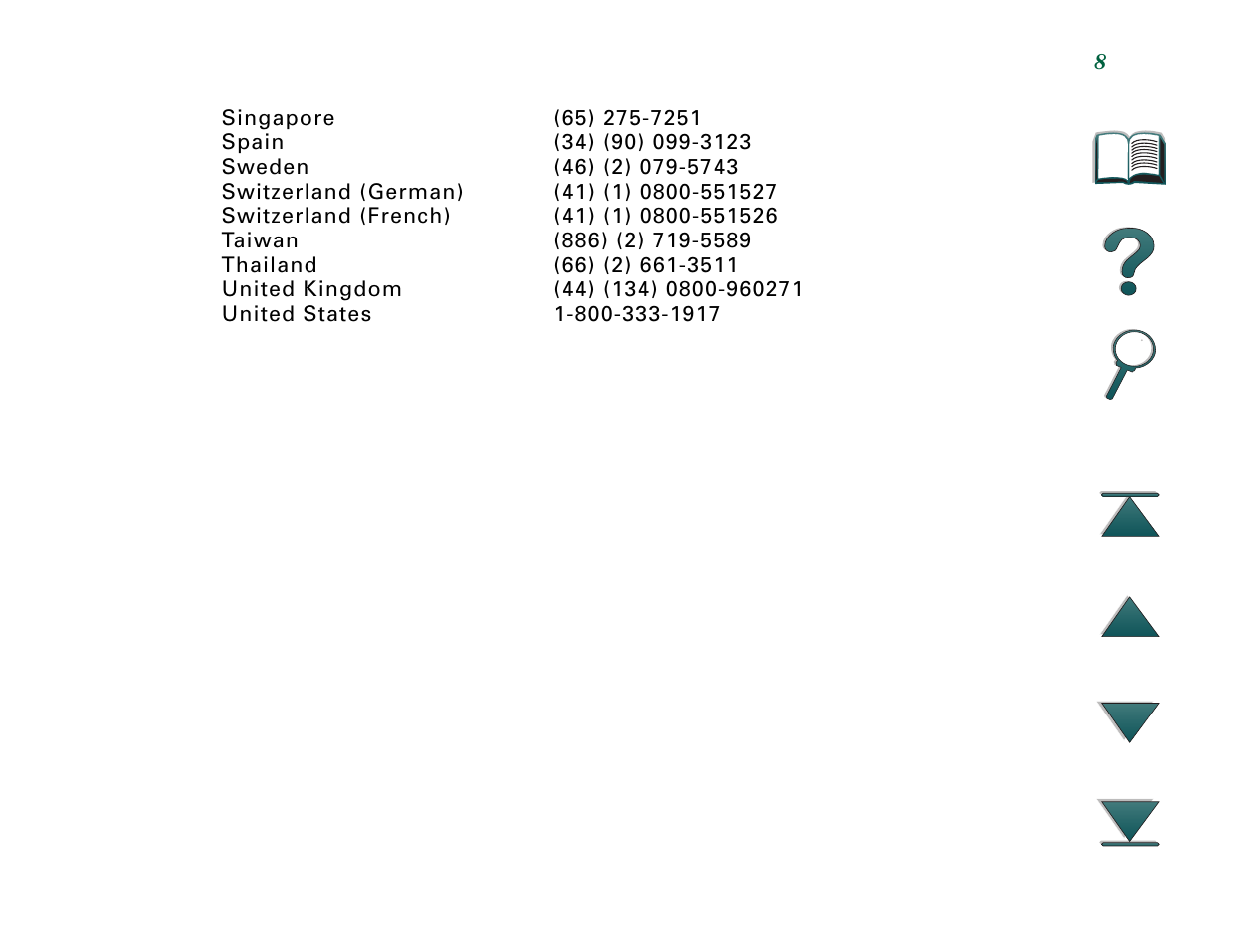 HP LaserJet 8000 Multifunction Printer series User Manual | Page 8 / 362