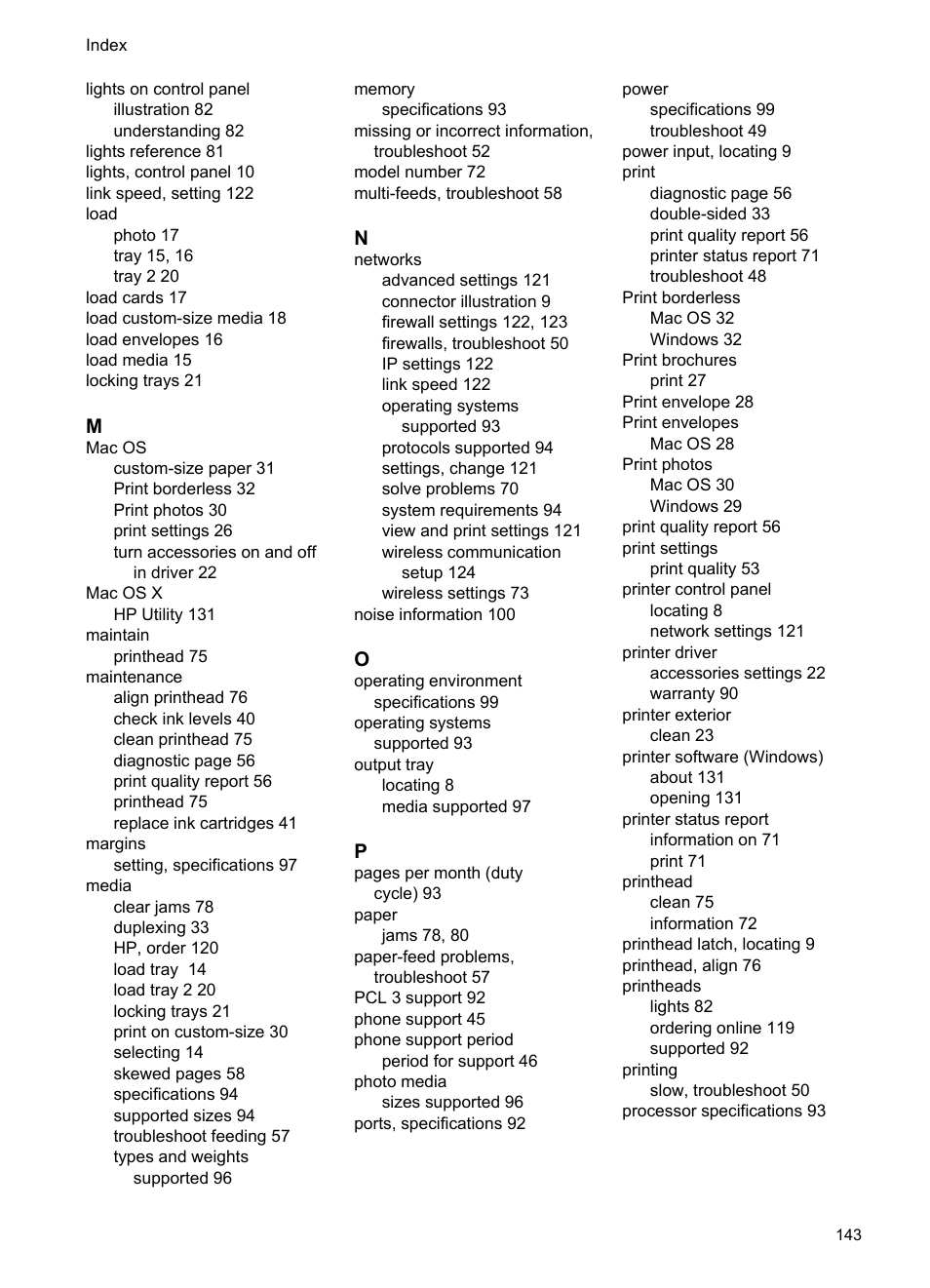 HP Officejet Pro 8100 ePrinter - N811a N811d User Manual | Page 147 / 152