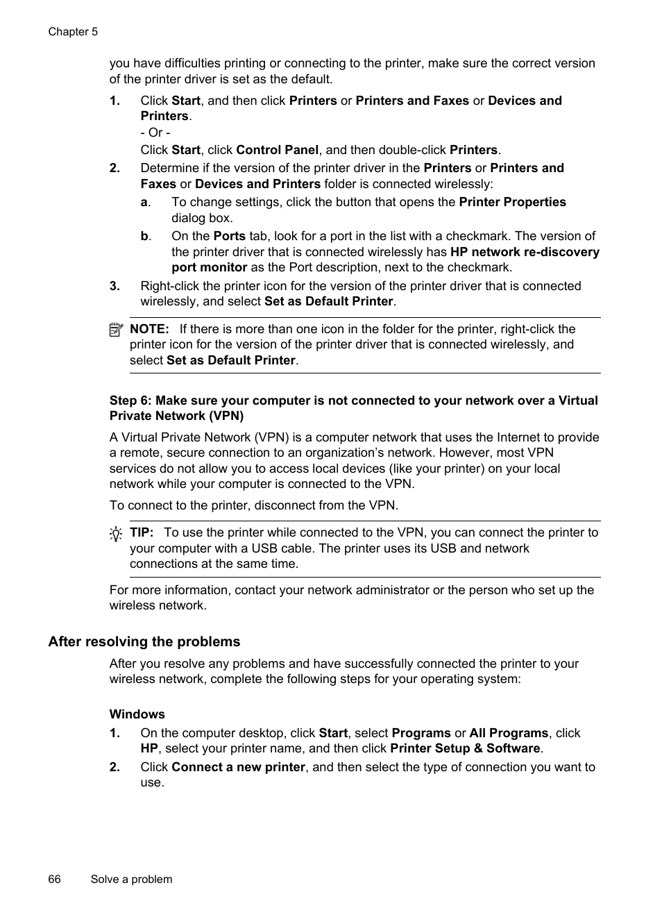 After resolving the problems | HP Officejet Pro 8100 ePrinter - N811a N811d User Manual | Page 70 / 152