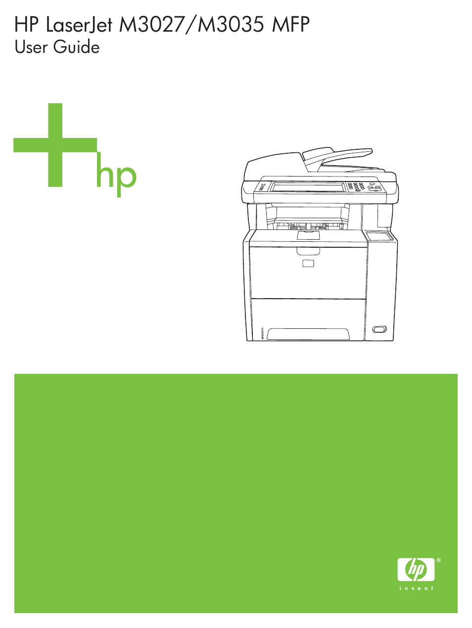 HP LaserJet M3027 Multifunction Printer series User Manual | 268 pages