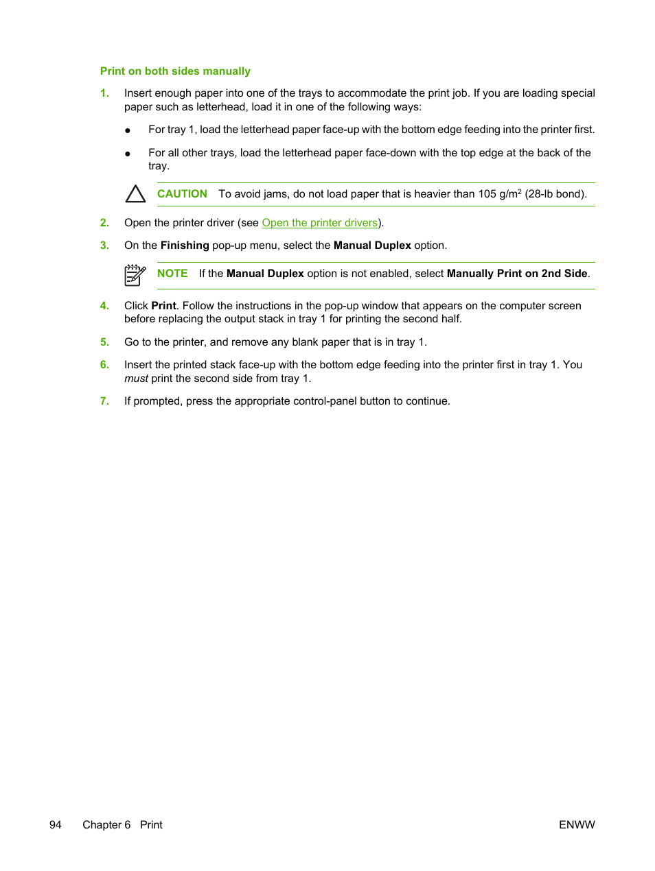 HP LaserJet M3027 Multifunction Printer series User Manual | Page 106 / 268