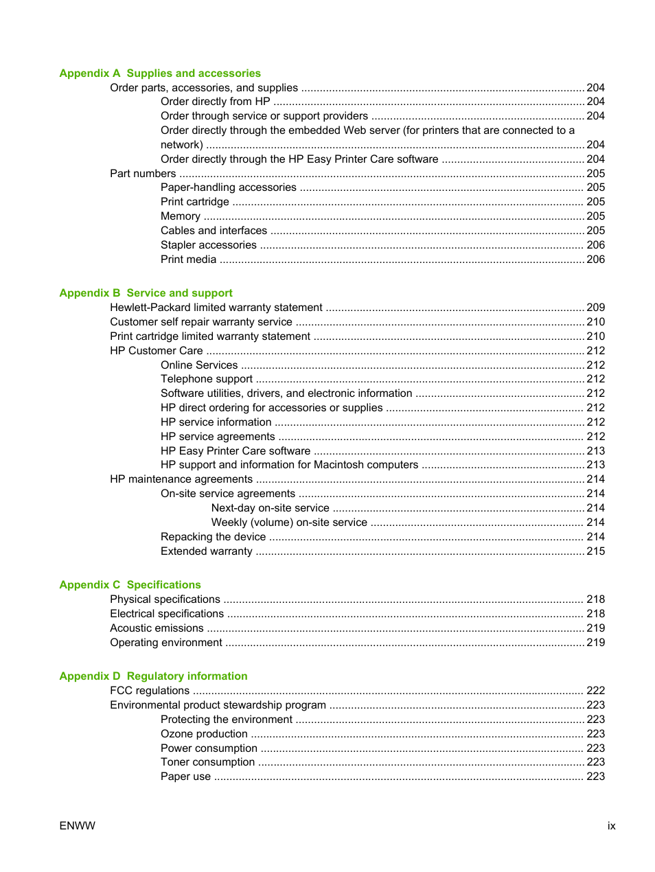 HP LaserJet M3027 Multifunction Printer series User Manual | Page 11 / 268