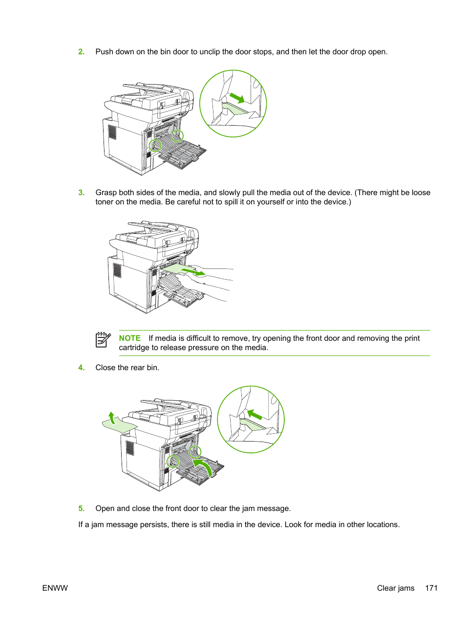 HP LaserJet M3027 Multifunction Printer series User Manual | Page 183 / 268