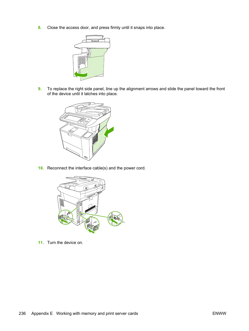 HP LaserJet M3027 Multifunction Printer series User Manual | Page 248 / 268