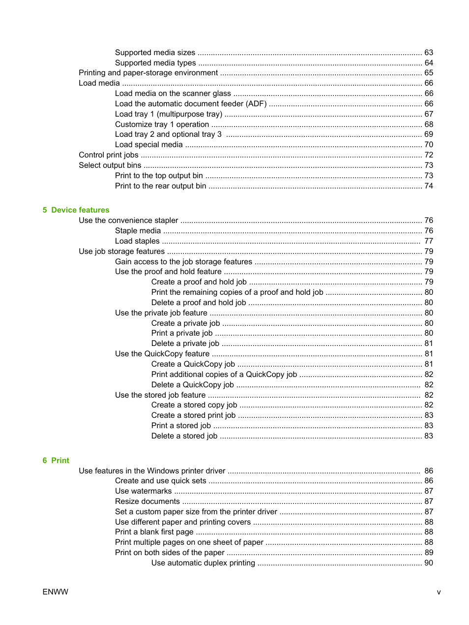 HP LaserJet M3027 Multifunction Printer series User Manual | Page 7 / 268