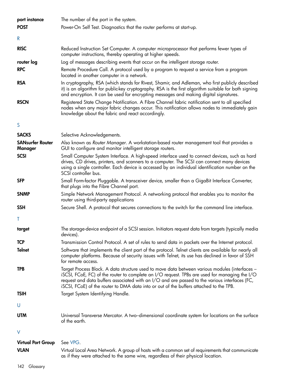 HP MPX200 Multifunction Router User Manual | Page 142 / 147