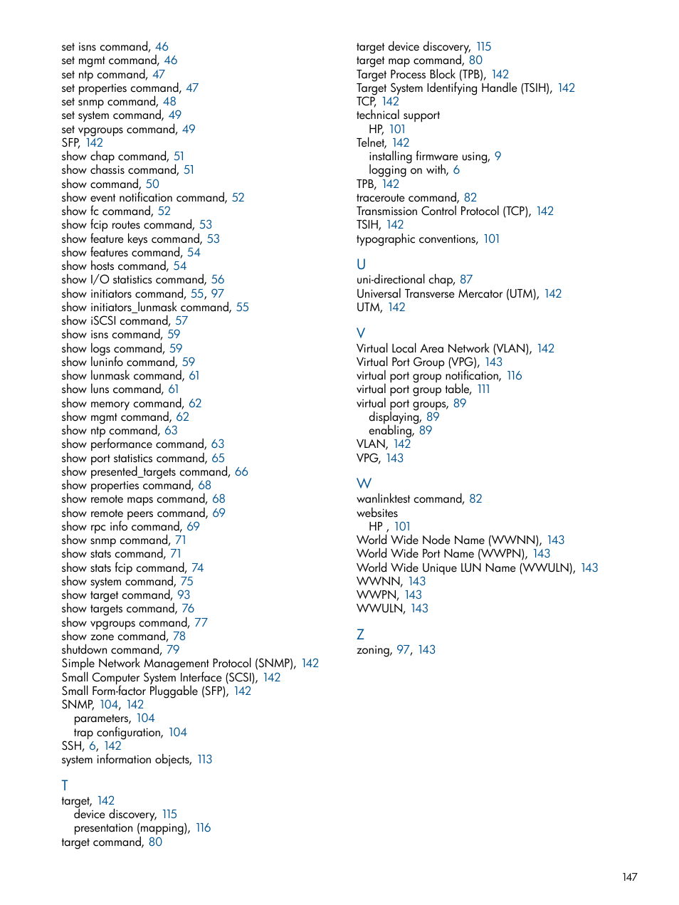 HP MPX200 Multifunction Router User Manual | Page 147 / 147