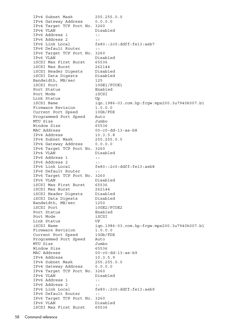 HP MPX200 Multifunction Router User Manual | Page 58 / 147