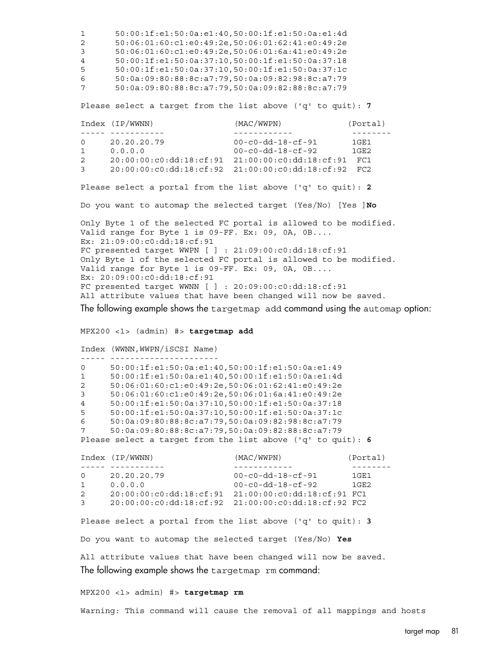 HP MPX200 Multifunction Router User Manual | Page 81 / 147