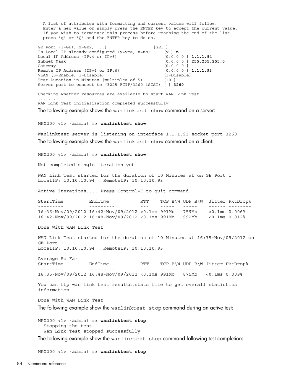 HP MPX200 Multifunction Router User Manual | Page 84 / 147