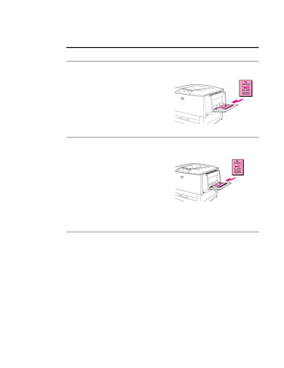 Orienting media | HP LaserJet 9050 Printer series User Manual | Page 51 / 218