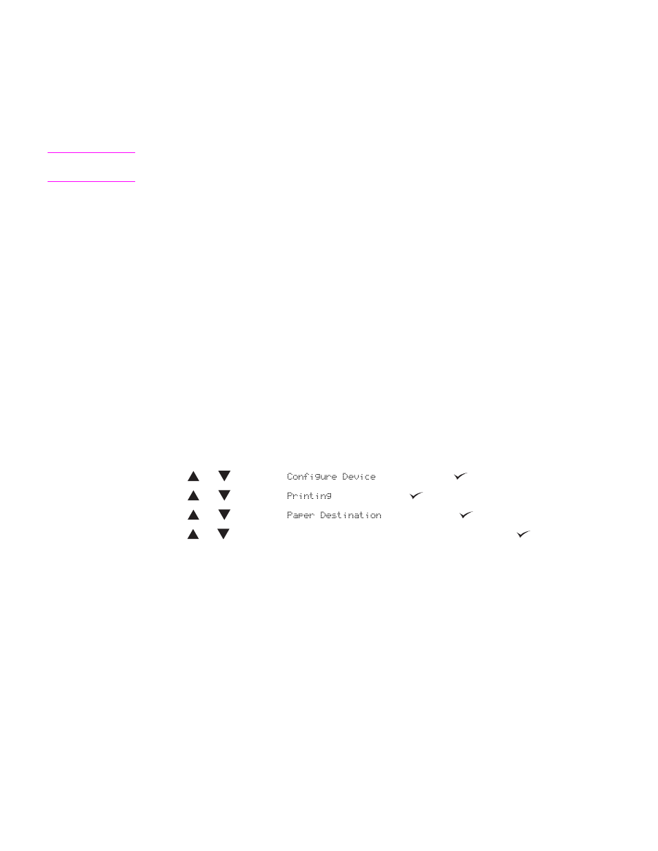 Selecting an output location | HP LaserJet 9050 Printer series User Manual | Page 58 / 218