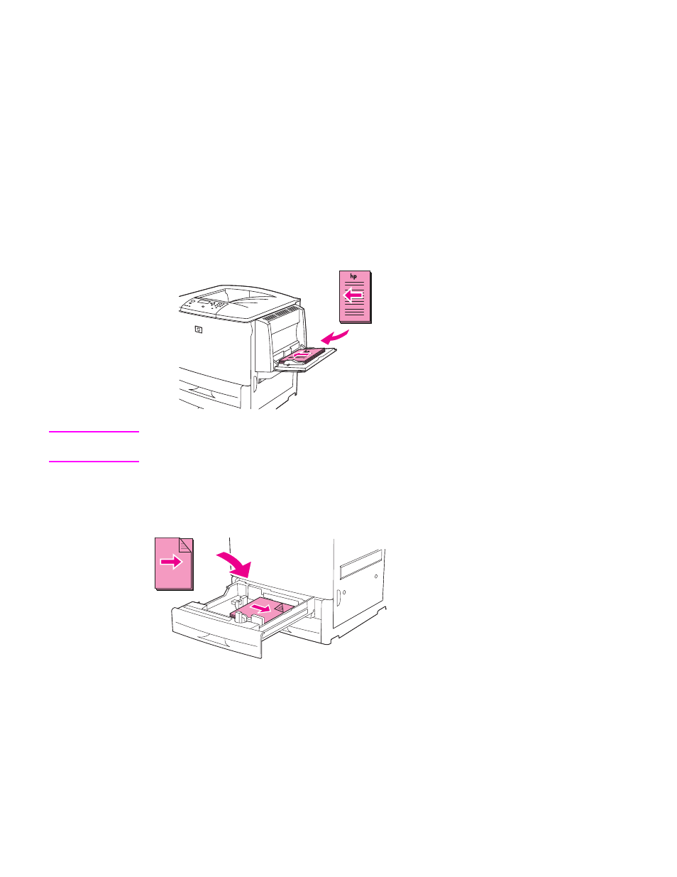 Using a different first page | HP LaserJet 9050 Printer series User Manual | Page 78 / 218