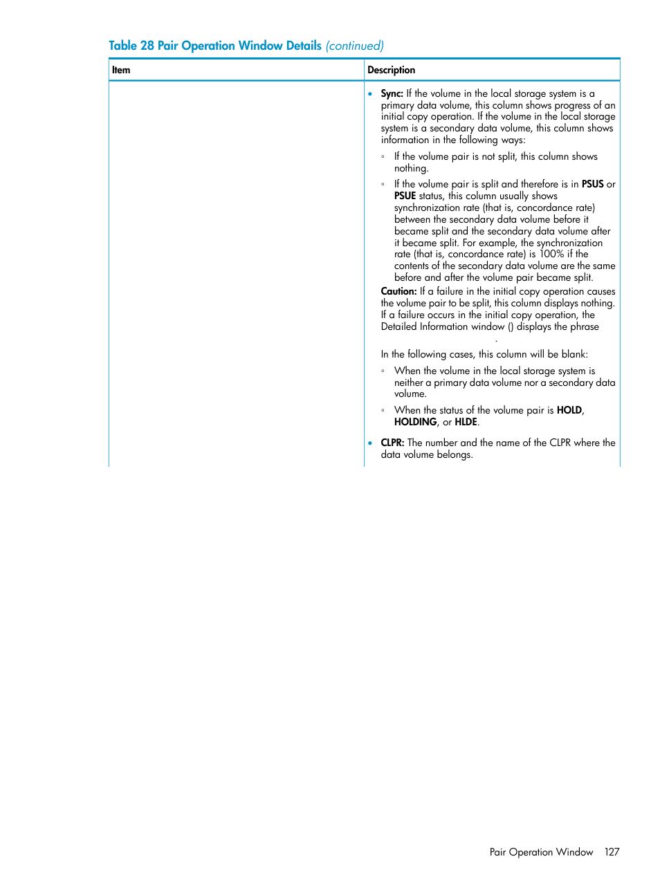 HP XP Continuous Access Software User Manual | Page 127 / 248