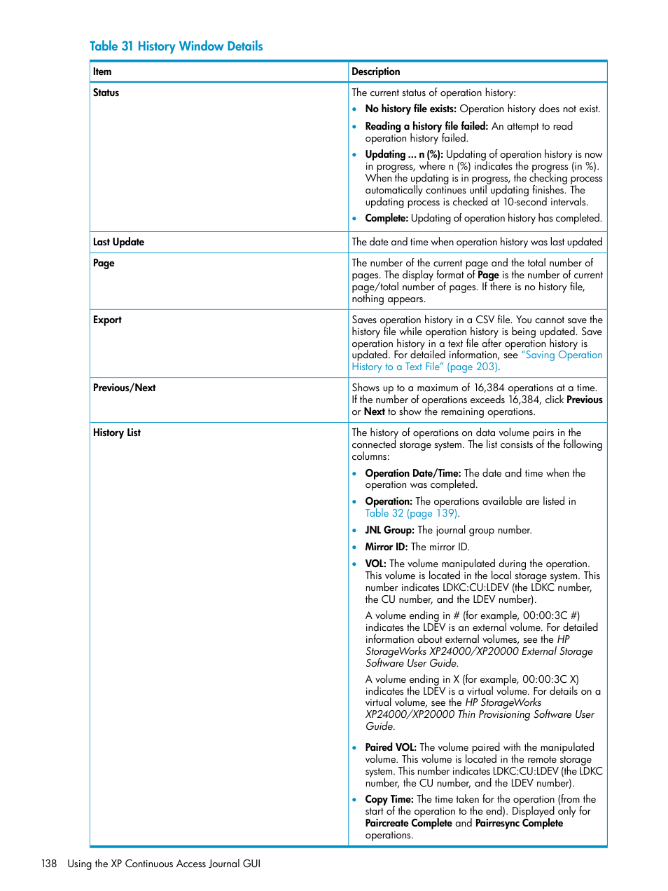 HP XP Continuous Access Software User Manual | Page 138 / 248