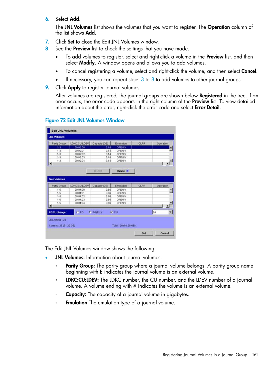HP XP Continuous Access Software User Manual | Page 161 / 248