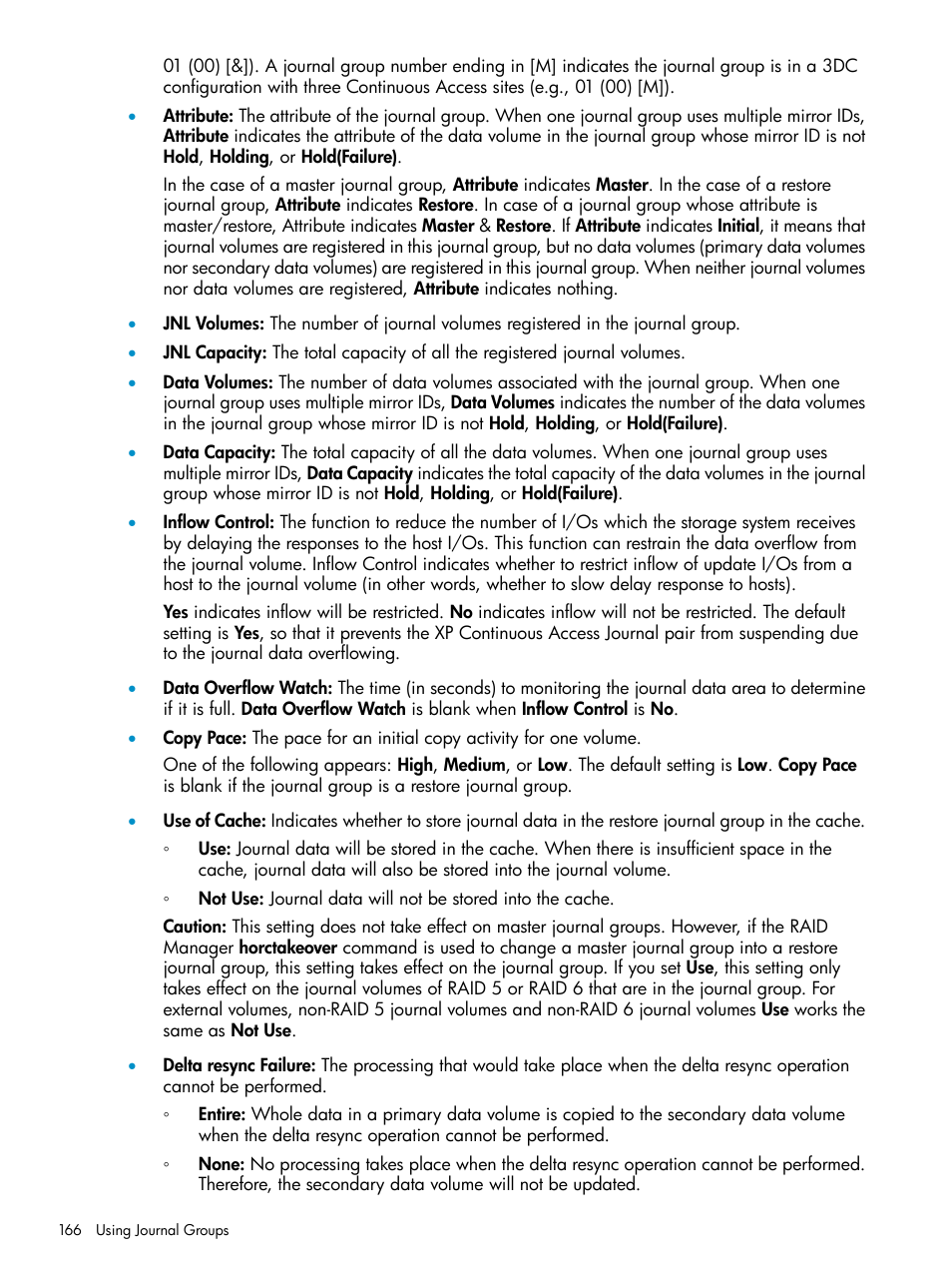 HP XP Continuous Access Software User Manual | Page 166 / 248
