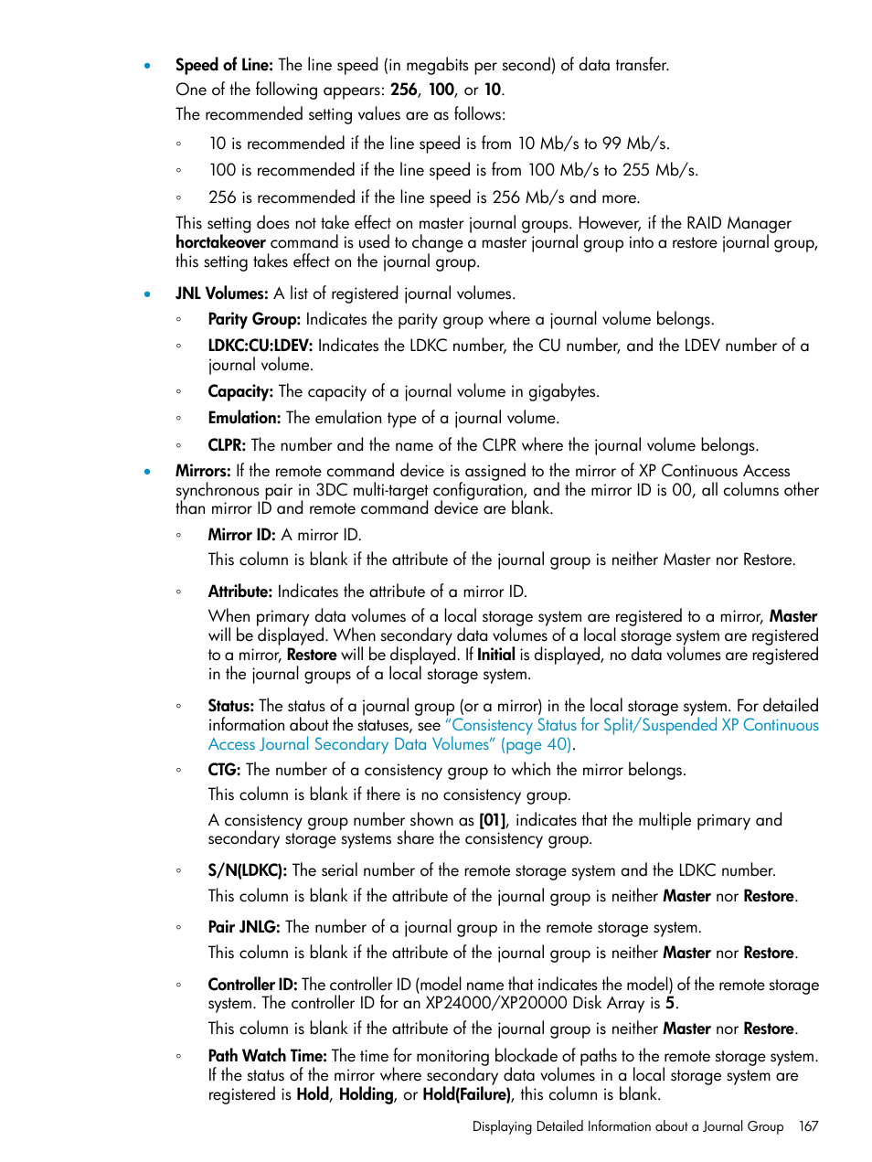 HP XP Continuous Access Software User Manual | Page 167 / 248
