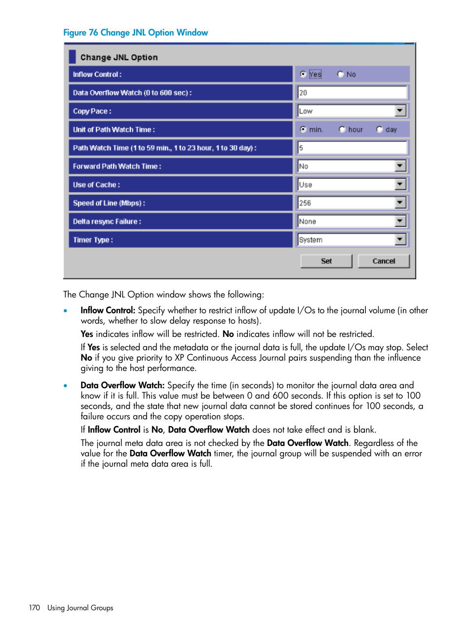 HP XP Continuous Access Software User Manual | Page 170 / 248