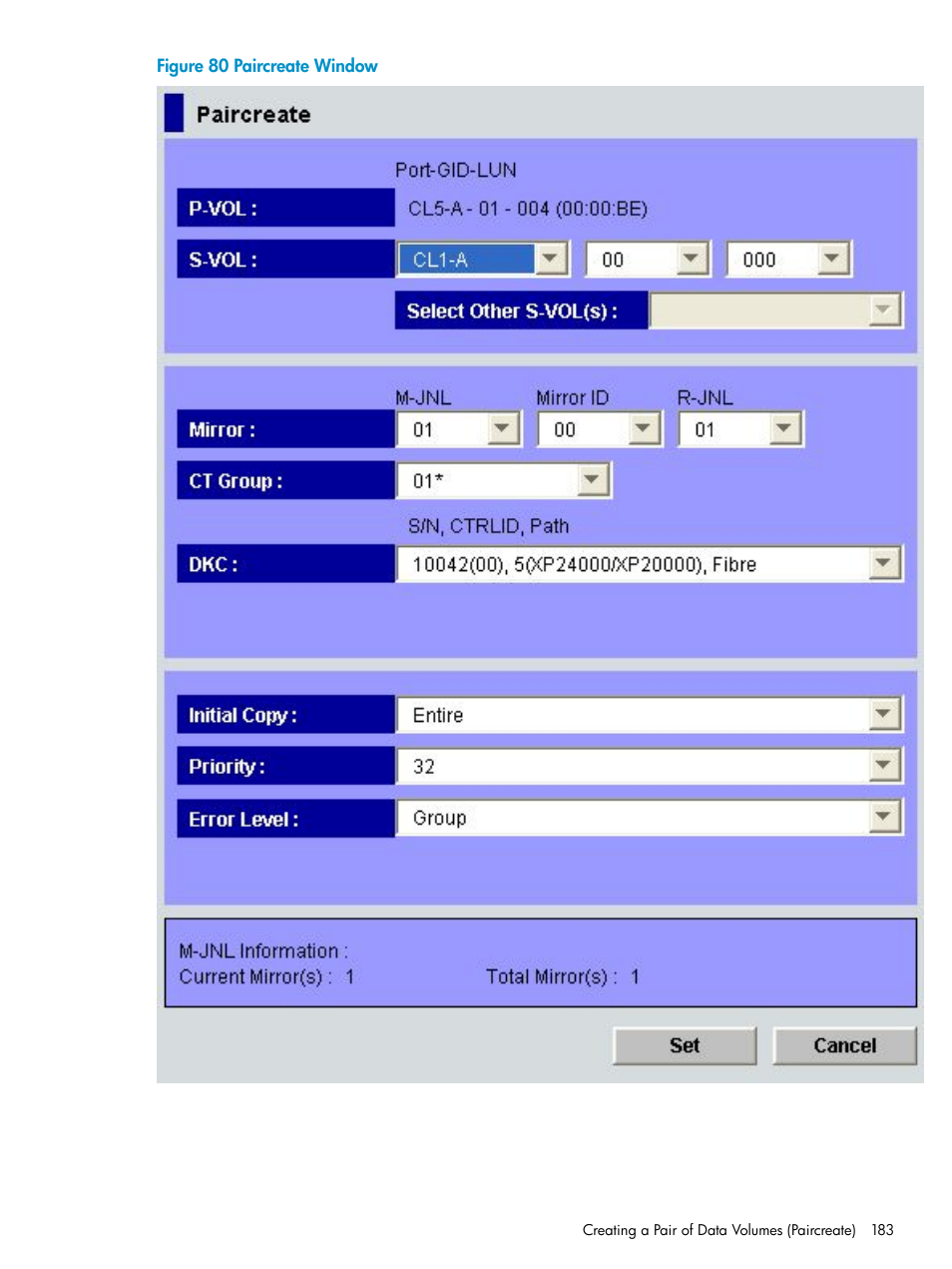 HP XP Continuous Access Software User Manual | Page 183 / 248