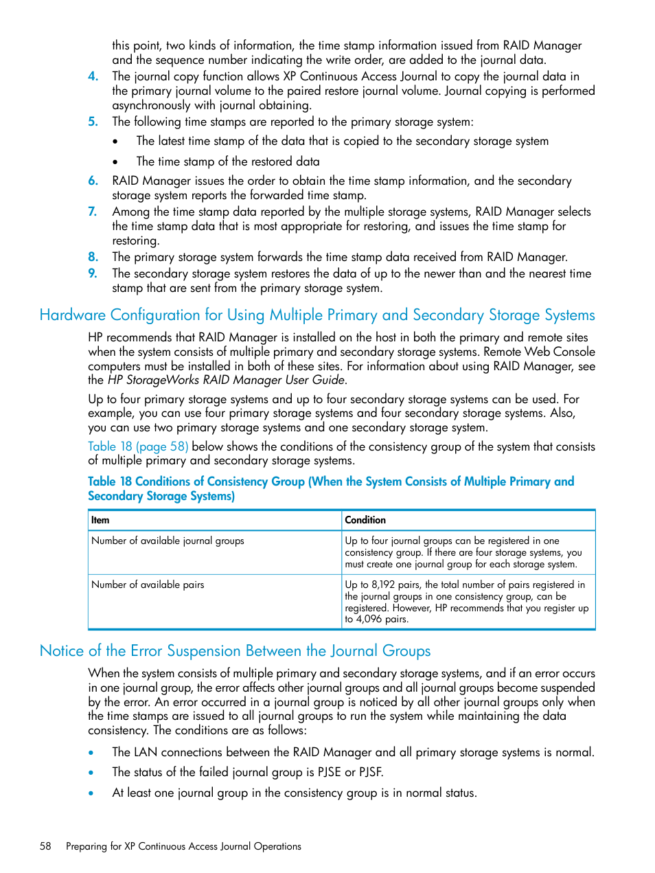 HP XP Continuous Access Software User Manual | Page 58 / 248