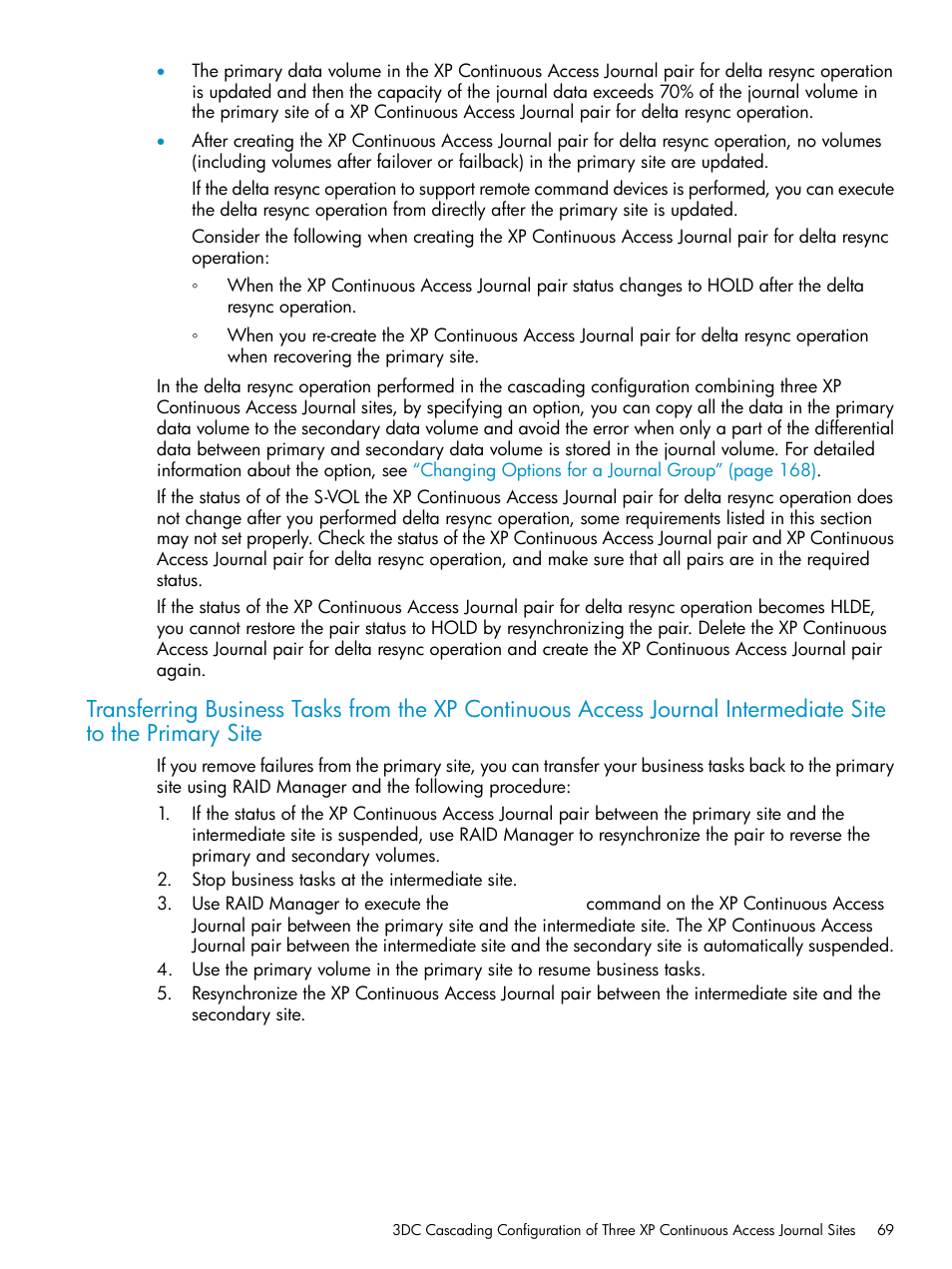 HP XP Continuous Access Software User Manual | Page 69 / 248