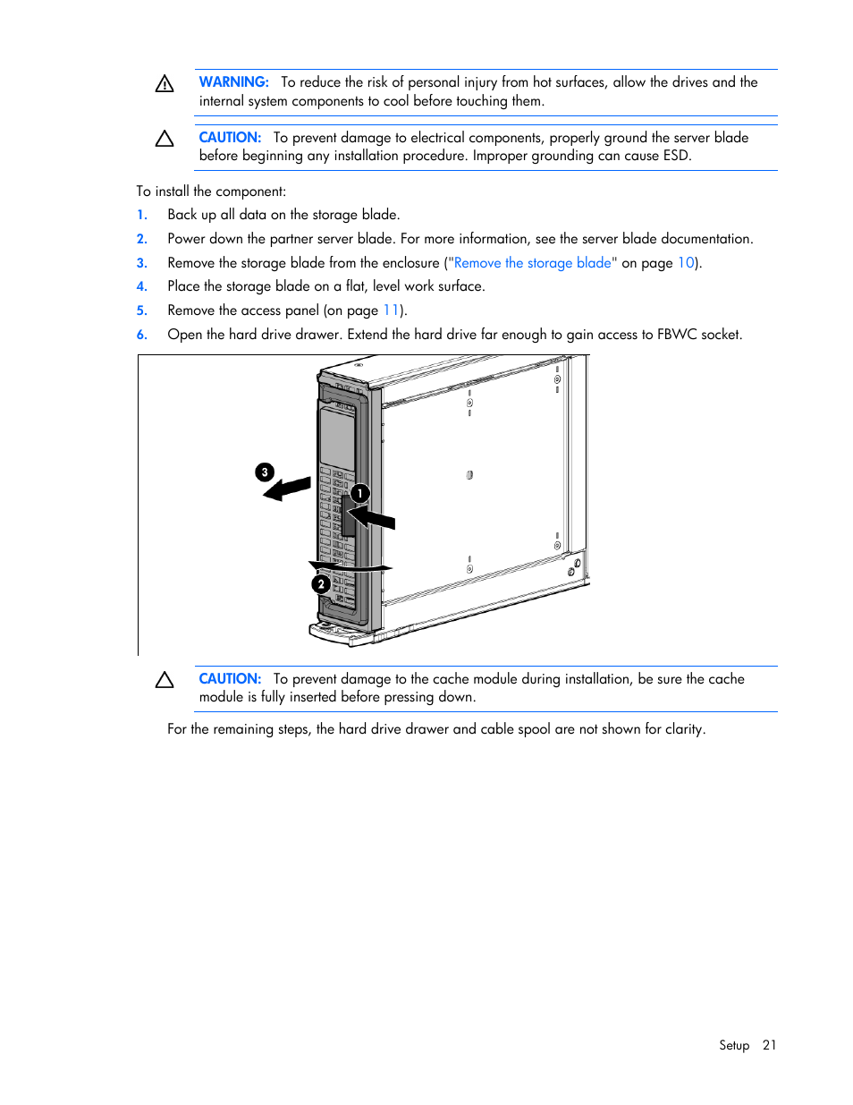 HP D2200sb Storage Blade User Manual | Page 21 / 49