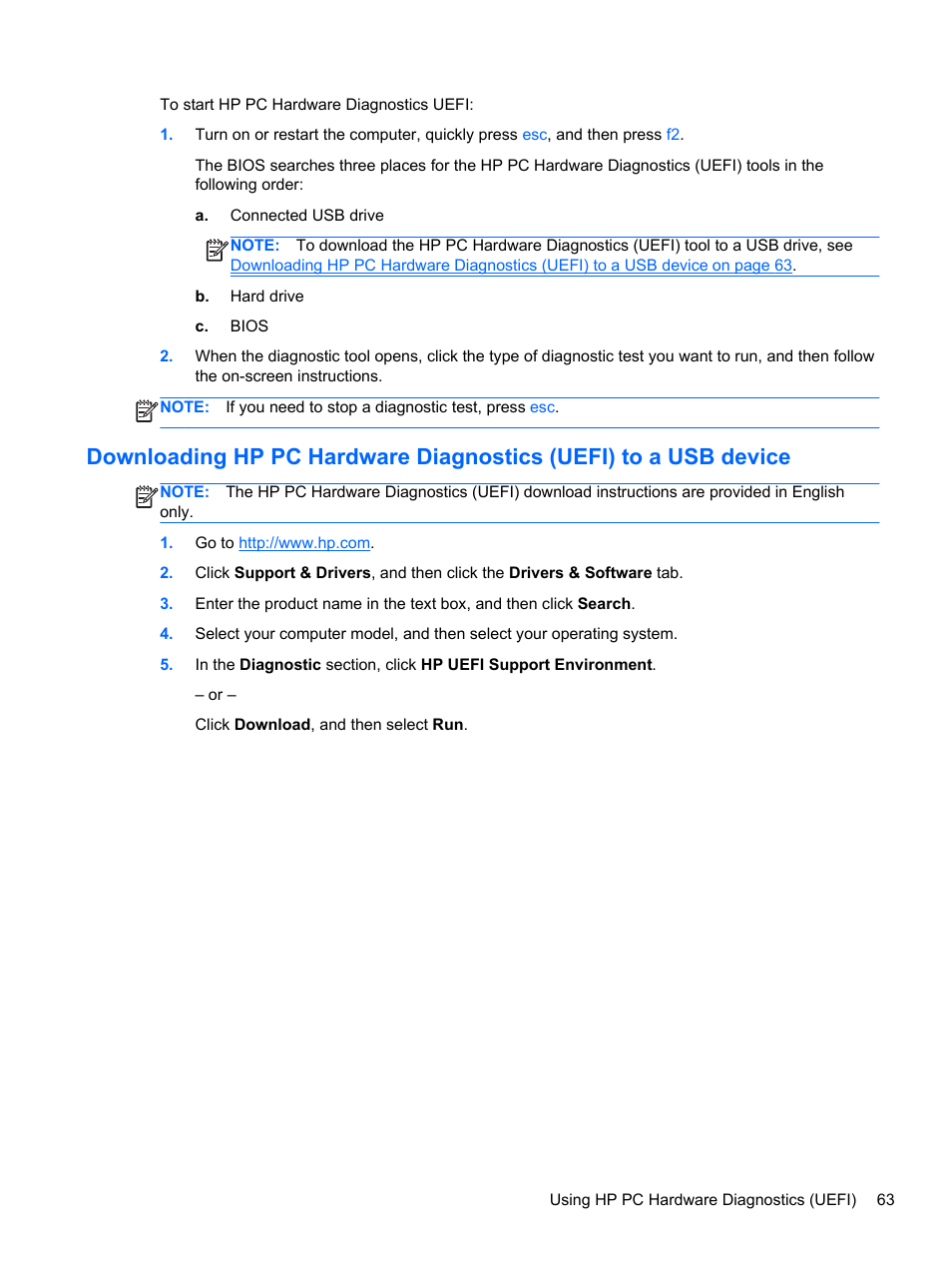 HP Pavilion 13z-p100 CTO x2 PC User Manual | Page 73 / 81