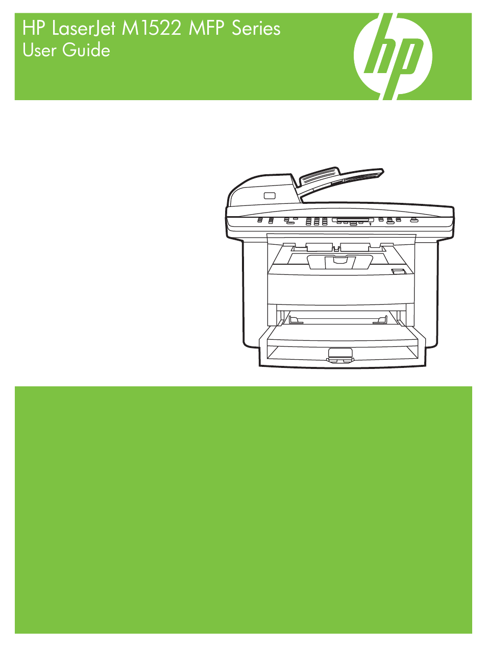 HP LaserJet M1522 Multifunction Printer series User Manual | 254 pages