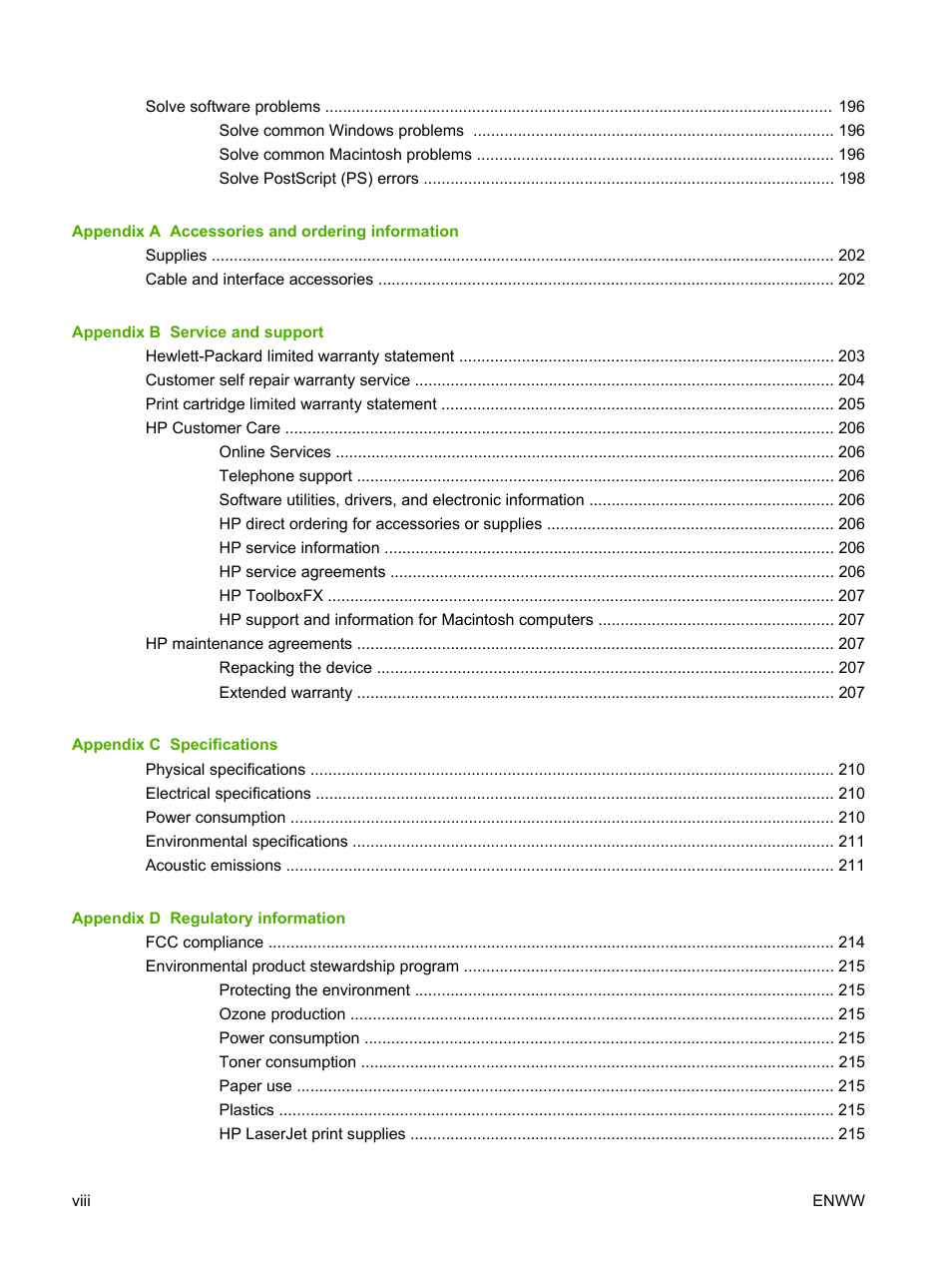 HP LaserJet M1522 Multifunction Printer series User Manual | Page 10 / 254