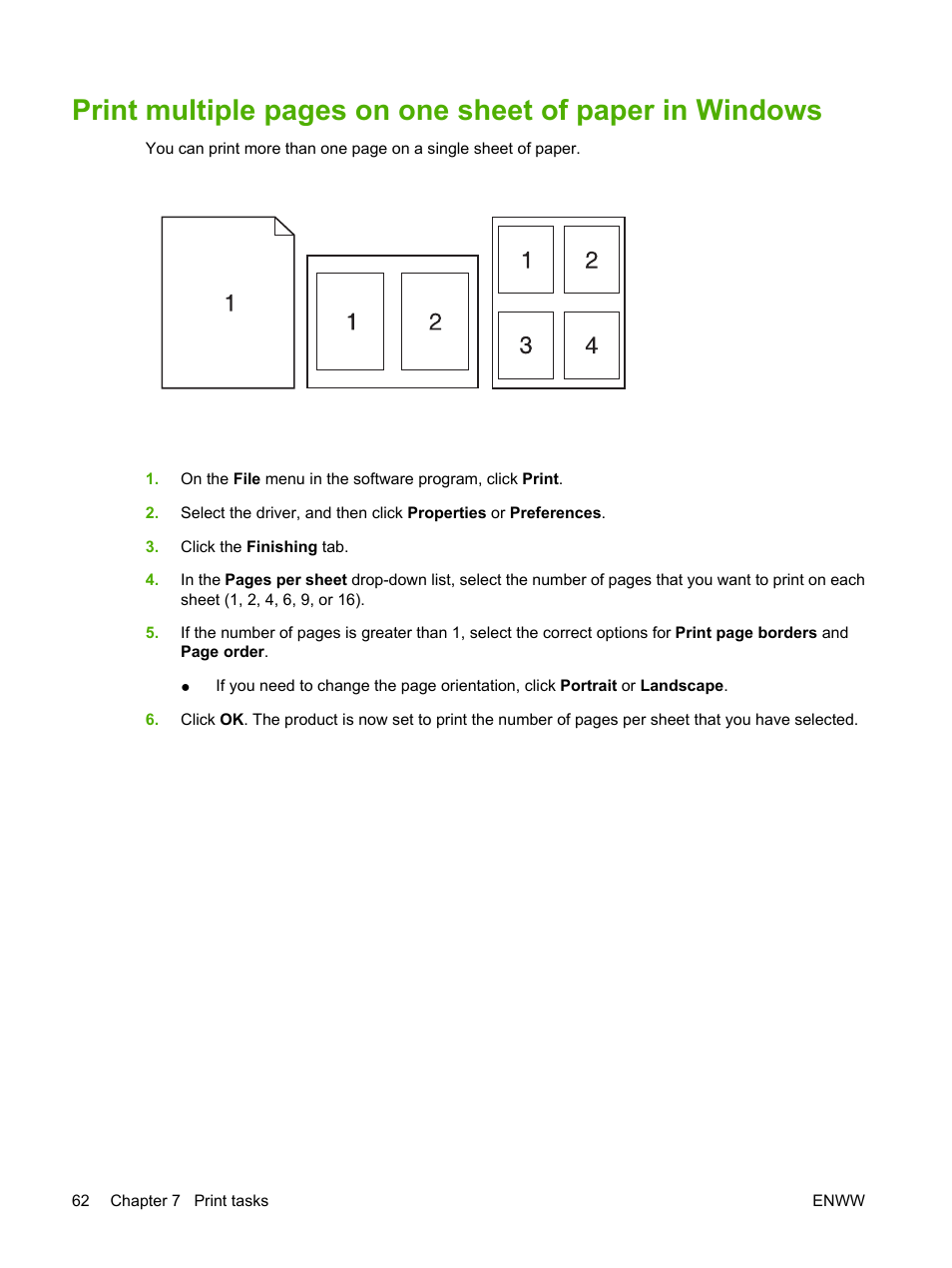 HP LaserJet M1522 Multifunction Printer series User Manual | Page 74 / 254