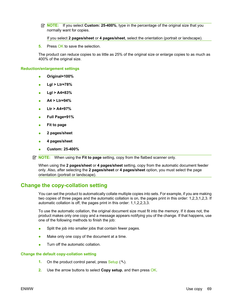 Change the copy-collation setting | HP LaserJet M1522 Multifunction Printer series User Manual | Page 81 / 254