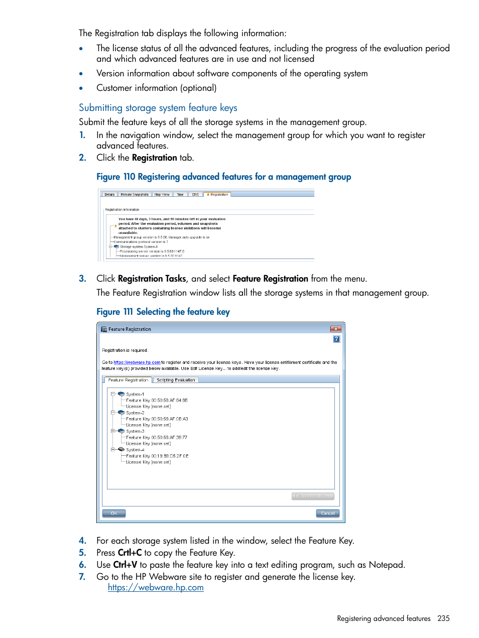 HP StoreVirtual 4000 Storage User Manual | Page 235 / 288