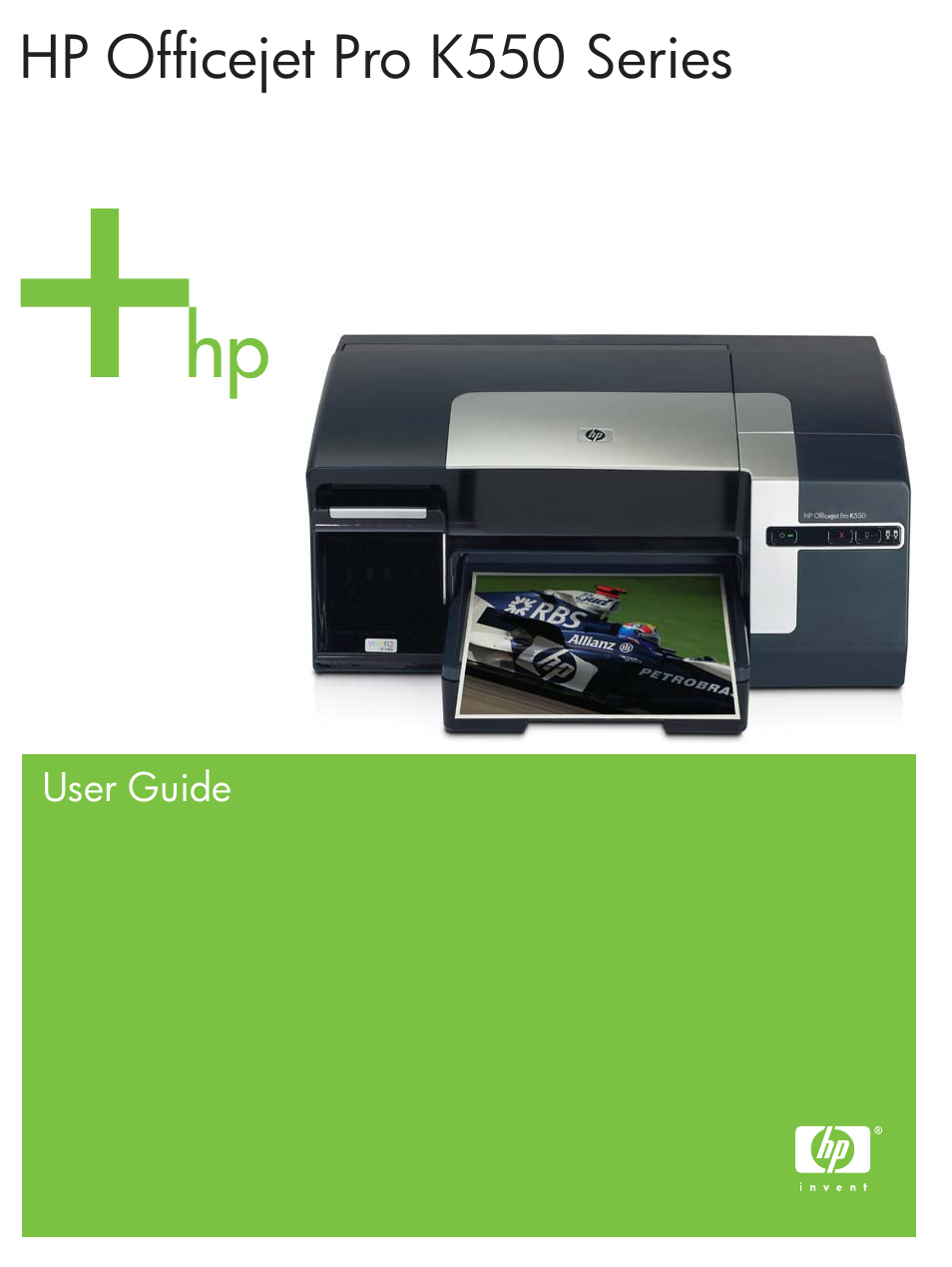 HP Officejet Pro K550 Printer User Manual | 138 pages