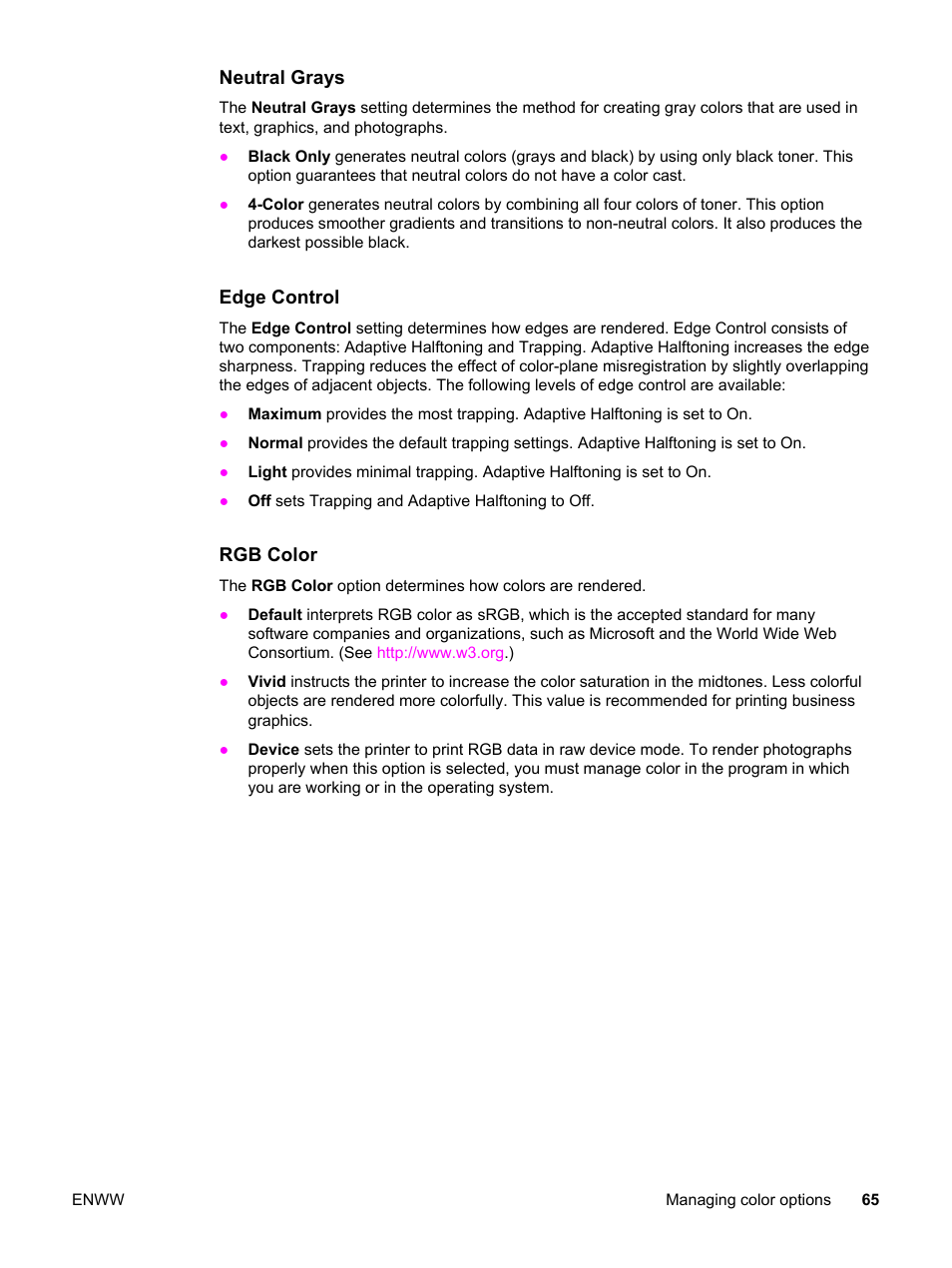 HP Color LaserJet 2550 Printer series User Manual | Page 75 / 176