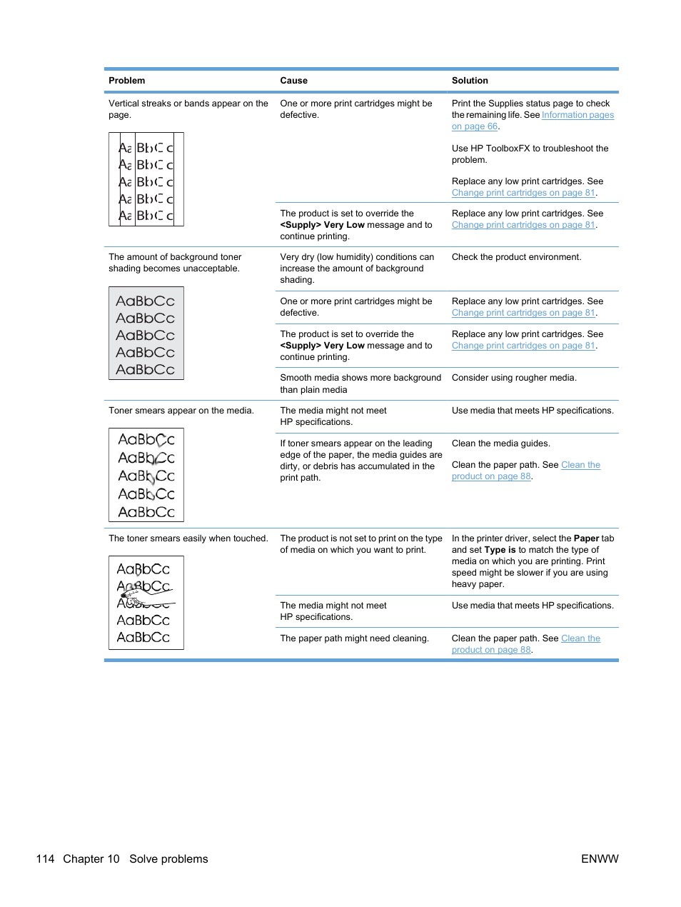 HP Color LaserJet Professional CP5225 Printer series User Manual | Page 126 / 168