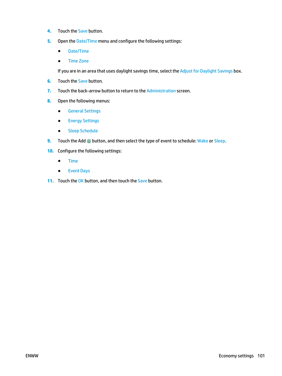 HP Color LaserJet Enterprise flow M880 Multifunction Printer series User Manual | Page 111 / 202