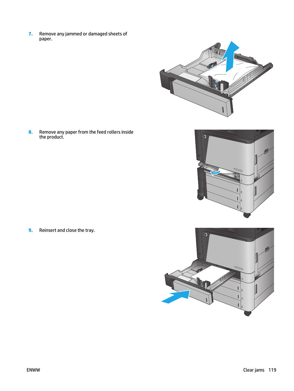 HP Color LaserJet Enterprise flow M880 Multifunction Printer series User Manual | Page 129 / 202