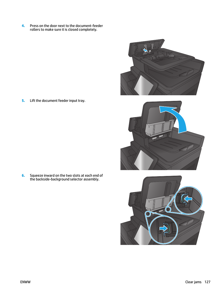 HP Color LaserJet Enterprise flow M880 Multifunction Printer series User Manual | Page 137 / 202