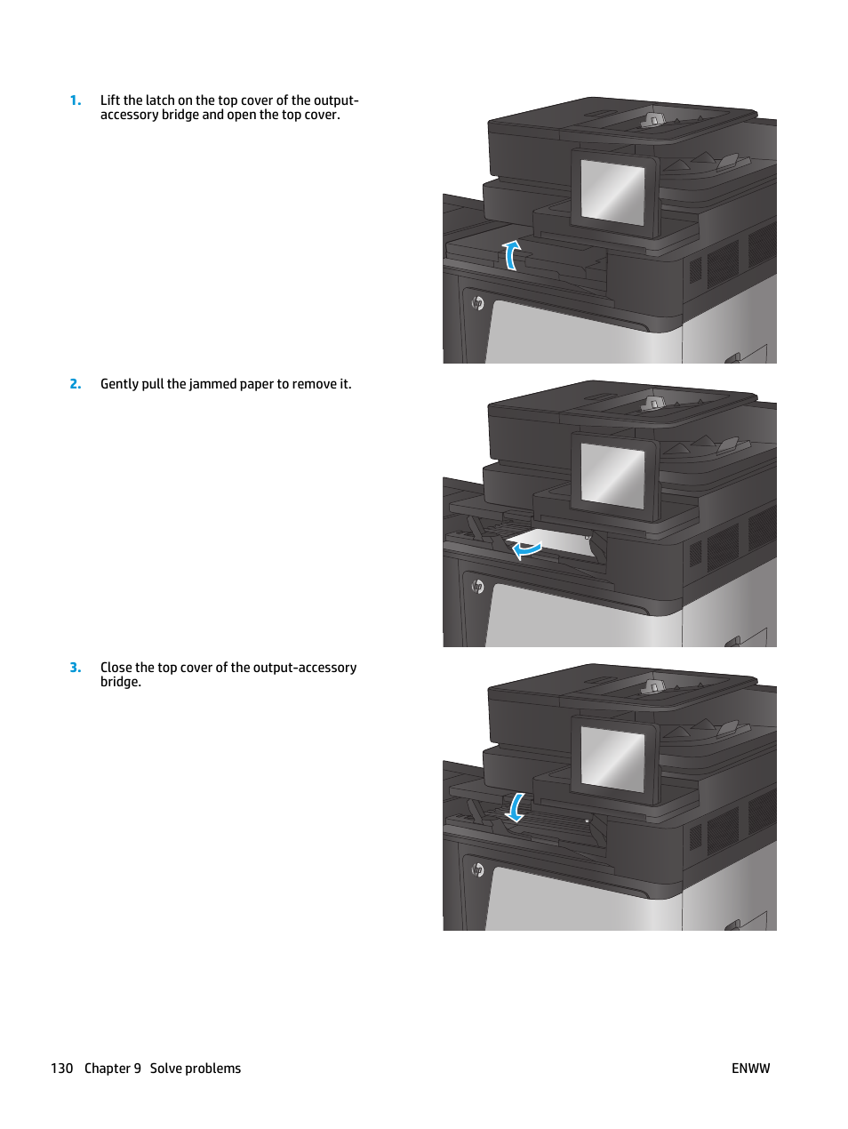 HP Color LaserJet Enterprise flow M880 Multifunction Printer series User Manual | Page 140 / 202