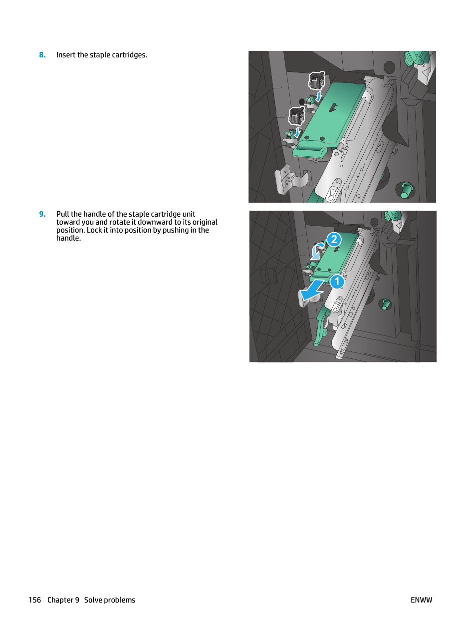 HP Color LaserJet Enterprise flow M880 Multifunction Printer series User Manual | Page 166 / 202