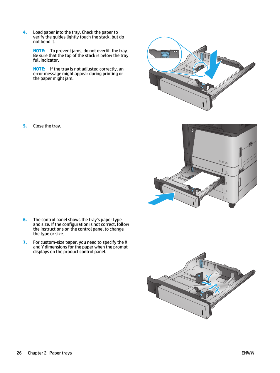 HP Color LaserJet Enterprise flow M880 Multifunction Printer series User Manual | Page 36 / 202