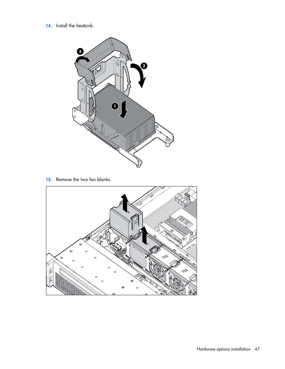 HP ProLiant DL380p Gen8 Server User Manual | Page 47 / 134