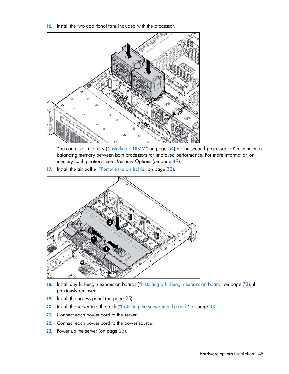 HP ProLiant DL380p Gen8 Server User Manual | Page 48 / 134