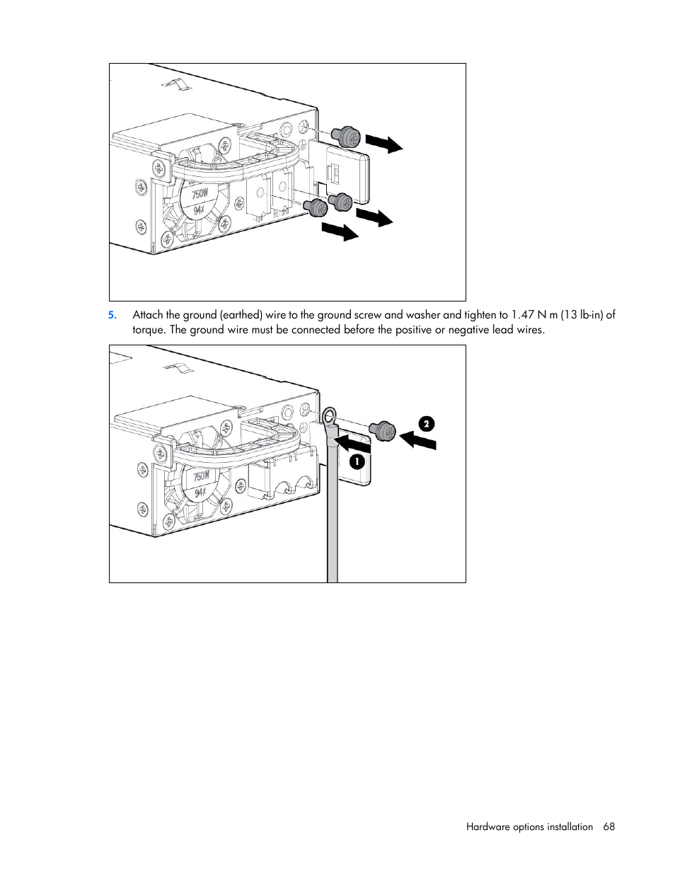 HP ProLiant DL380p Gen8 Server User Manual | Page 68 / 134