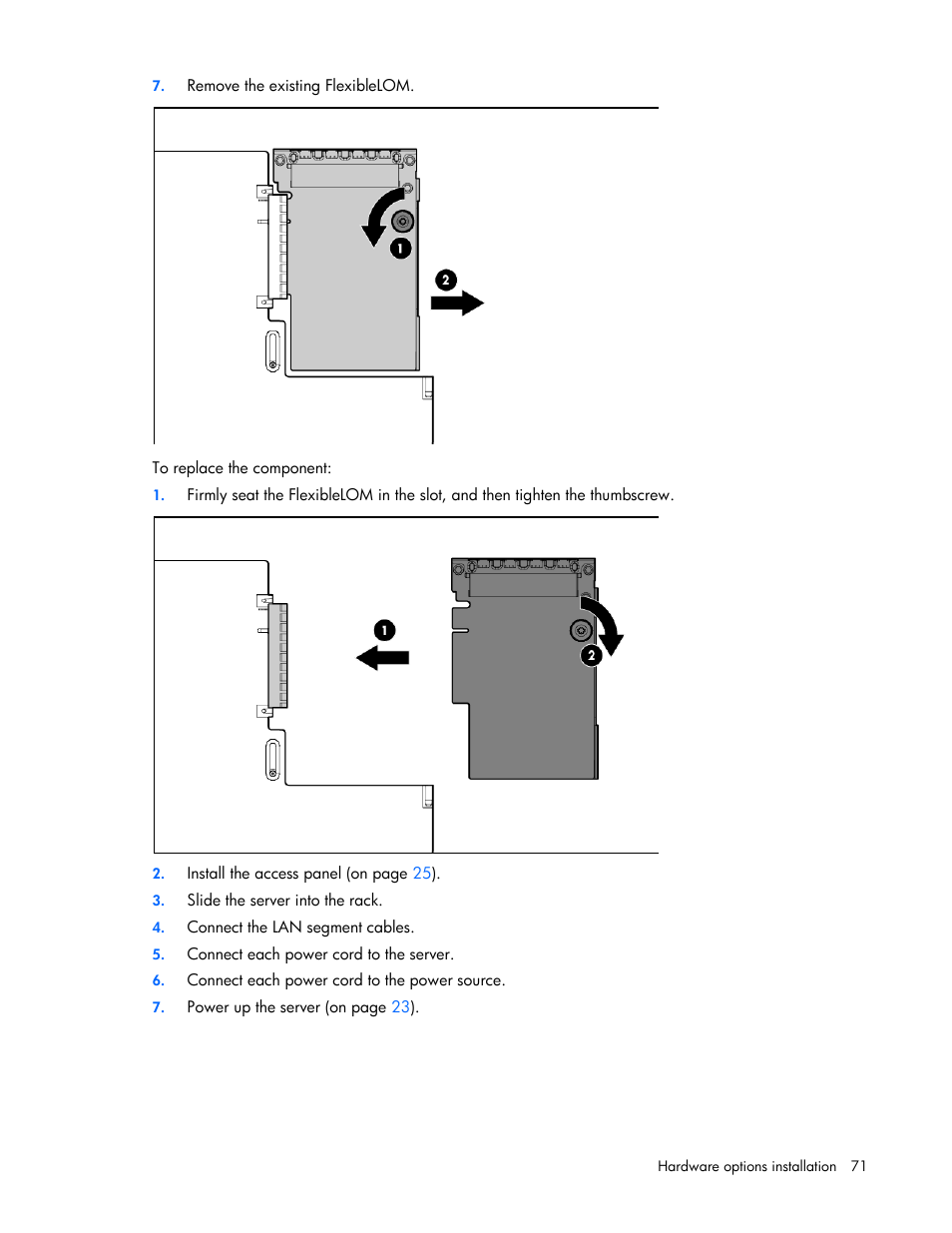 HP ProLiant DL380p Gen8 Server User Manual | Page 71 / 134