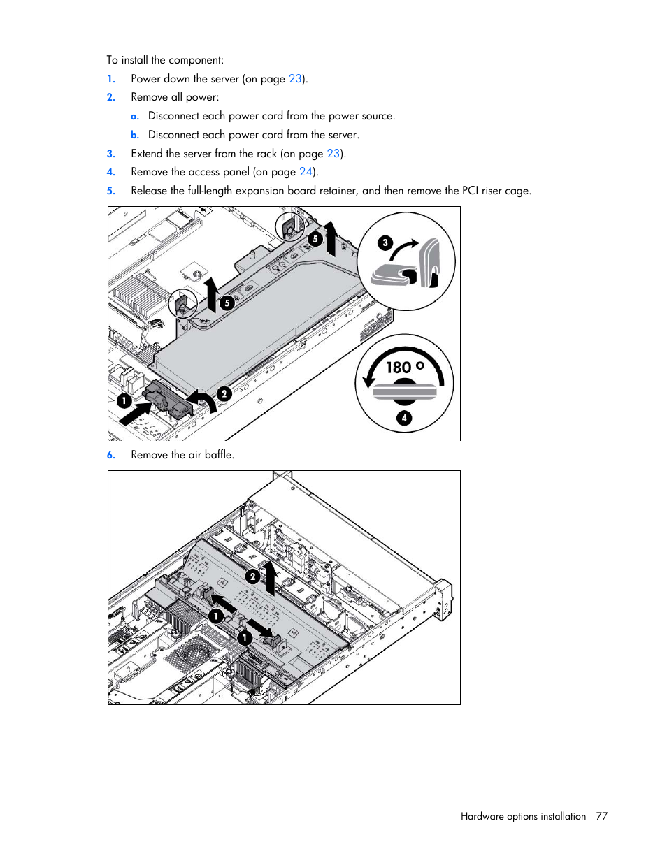 HP ProLiant DL380p Gen8 Server User Manual | Page 77 / 134