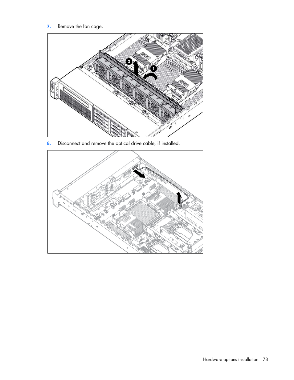 HP ProLiant DL380p Gen8 Server User Manual | Page 78 / 134