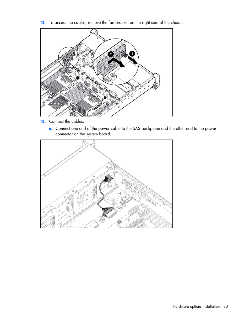 HP ProLiant DL380p Gen8 Server User Manual | Page 80 / 134