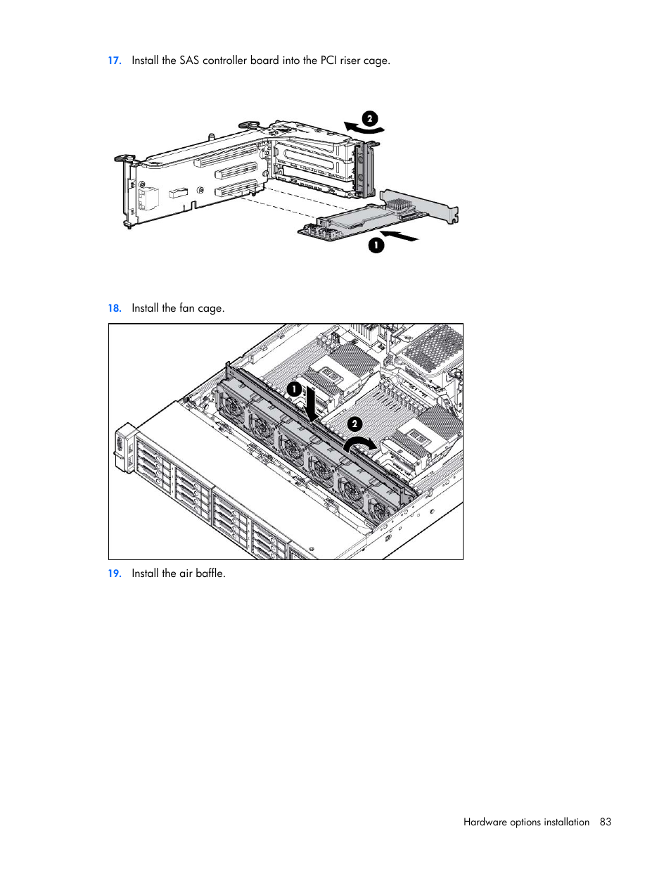 HP ProLiant DL380p Gen8 Server User Manual | Page 83 / 134